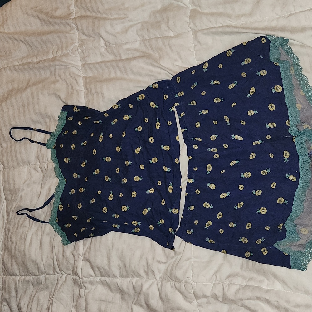 Pineapple Pj Short Set